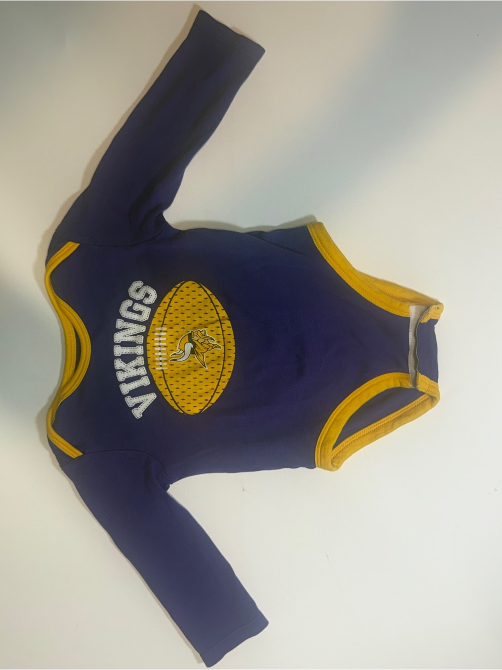 NFL Purple and Gold Team Apparel Infant Bodysuit